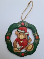 Weihnachten Deko Holz Weihnachtsbär / Teddybär / Bär zum Aufhänge Hessen - Pfungstadt Vorschau