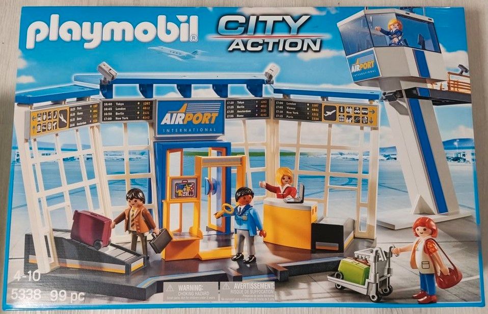 NEU! Playmobil 5338 City Action Flughafen Airport mit Tower in Bischoffen