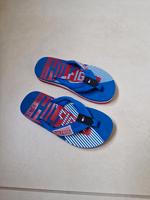 Hilfiger Flip Flops Zehentrenner blau 24/25 Dresden - Innere Altstadt Vorschau