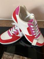 Bugatti Sneaker rot pink weiß Bayern - Schmidgaden Vorschau