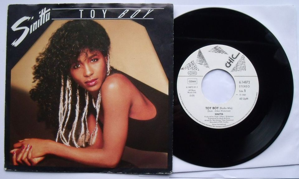 SINITTA TOY BOY Vinyl Single Schallplatte in Wesel