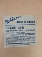 Vintage Bahlsen Werbung Rezepte 1960er Jahre Bayern - Redwitz a d Rodach Vorschau