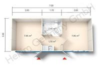 Bürocontainer 7m x 3m = 21 m² RIESIG Baucontainer Duschcontainer WCcontainer Toilettencontainer Container Wohncontainer Wohnraumcontainer Schlafcontainer Baustellencontainer Flüchtlingscontainer Leipzig - Leipzig, Zentrum Vorschau