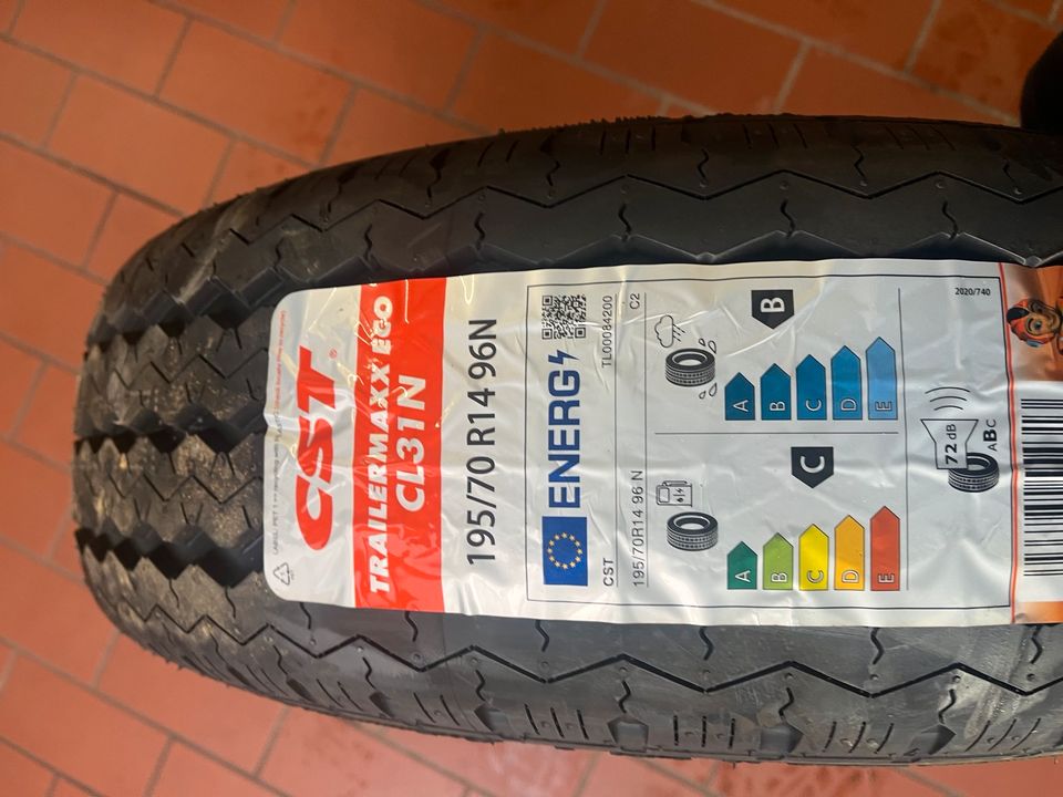 1Stk CST Trailermaxx Eco 195/70R14 94N DOT 2122 in Bruchsal