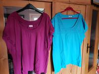 2 Shirts Tunika gr. 56 58 im Carmenlook Hessen - Alsfeld Vorschau