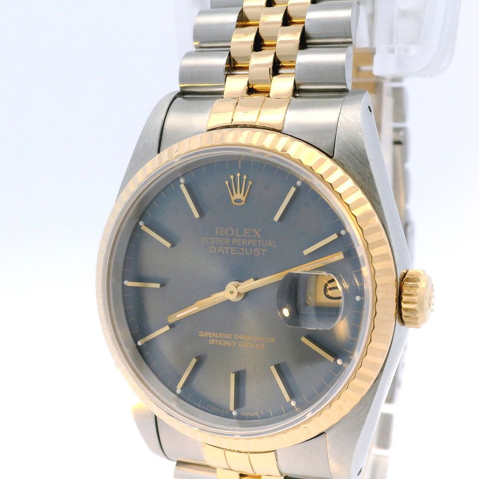 Rolex Datejust 36mm Blaues Zifferblatt Stahl / Gold Ref. 16233 in Hannover