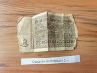 Währung Deutsche Rentenmark 2 Deutschland Geldschein Rentenbank Baden-Württemberg - Wildberg Vorschau
