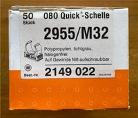 Obo Bettermann Quick-Schellen 2955 M32 Baden-Württemberg - Maselheim Vorschau