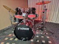 SONOR Force Studio Schlagzeug schwarz metallic komplett+Zildjian Hessen - Michelstadt Vorschau