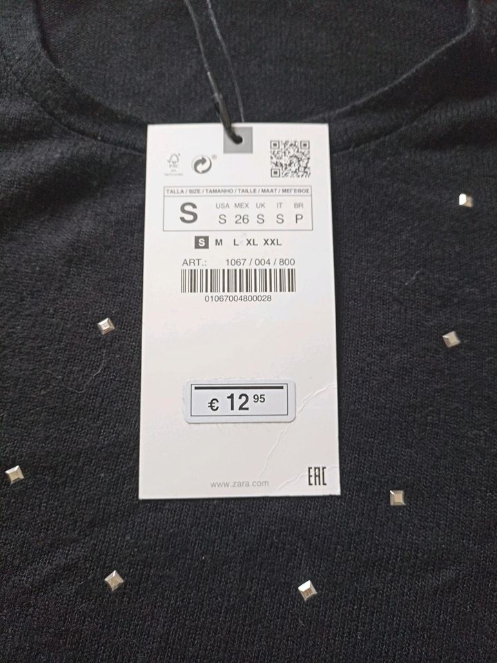 Zara Damen T-Shirt neu mit Etikett Größe S 36 in Miehlen