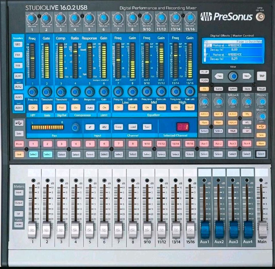 Presonus Studiolive  16.0.2 USB Mischpult in bestem Zustand in Siegburg