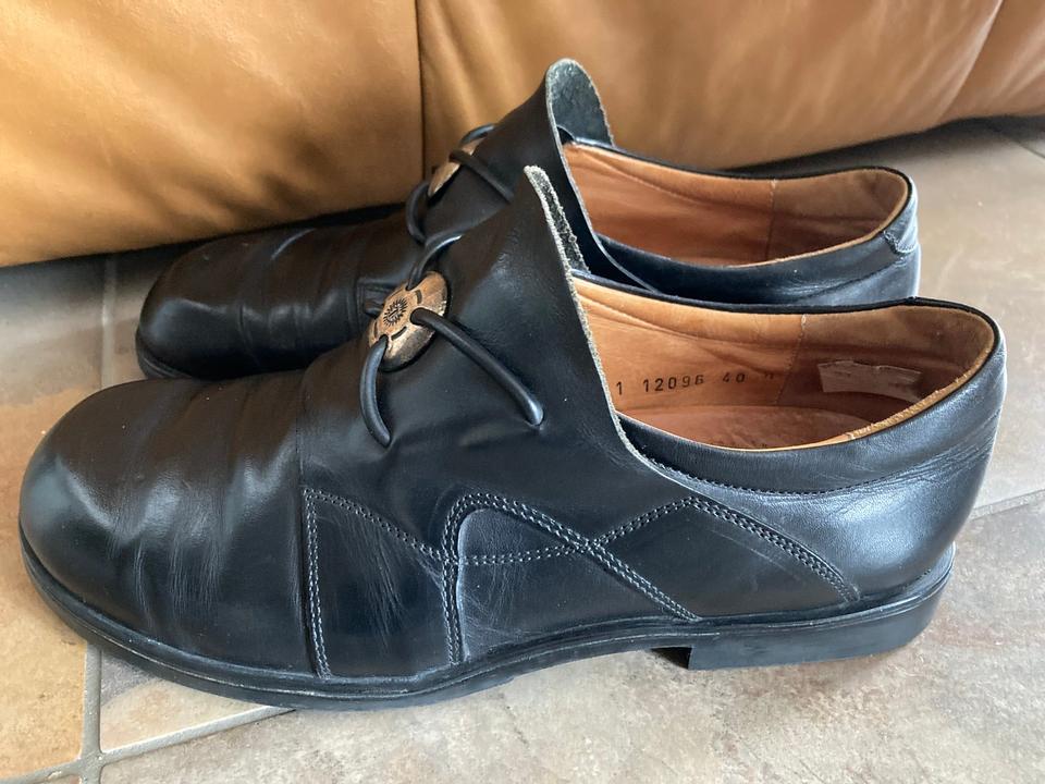 ♻️THINK!  Halbschuhe  Slipper Sneaker schwarz  Gr. 40, si. Maß ♻️ in Kelsterbach
