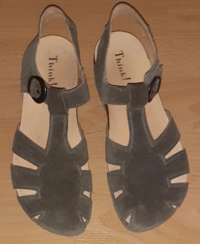 Think Sandalen/Ballerina, 40, Graphitgrau,NP129,99,.Brandneu in Berlin