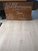 Willkommensschild Hochzeit Deko Schild Willkommen Bayern - Lichtenfels Vorschau