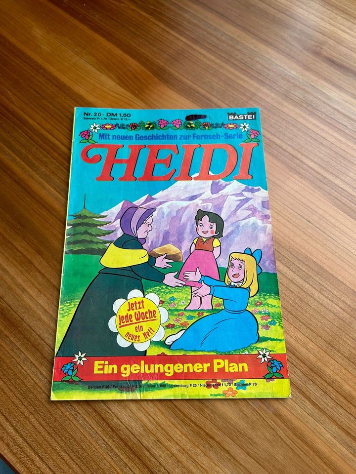 HEIDI Comic Hefte Nr. 17-20, Bastei Verlag 1978 , Vintage in Kassel