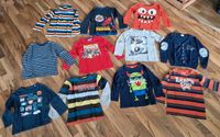 Gr. 116 11 tlg Paket Langarmshirts Sam, Spiderman, Monster Hessen - Wöllstadt Vorschau