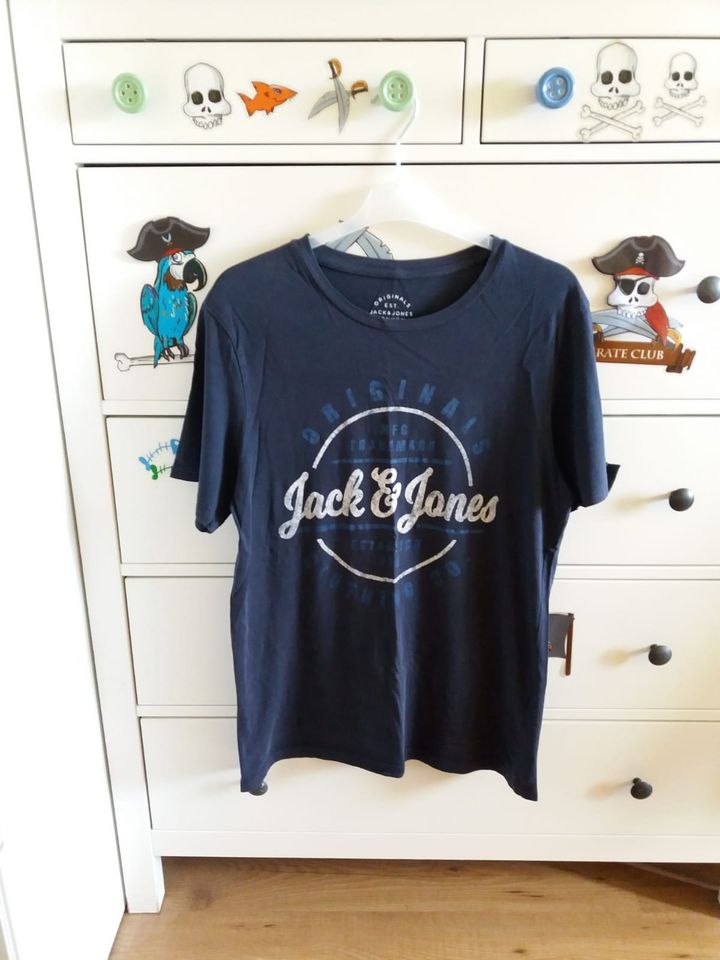 Jack & Jones Herren T-Shirts T-Shirt, Gr. L * 5 Herren T-Shirts in Kerpen