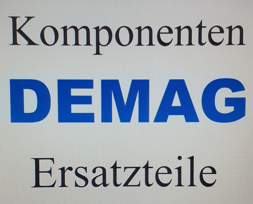 DEMAG Ankauf von Ersatzteilen und Komponenten Kranteile in Nordhausen