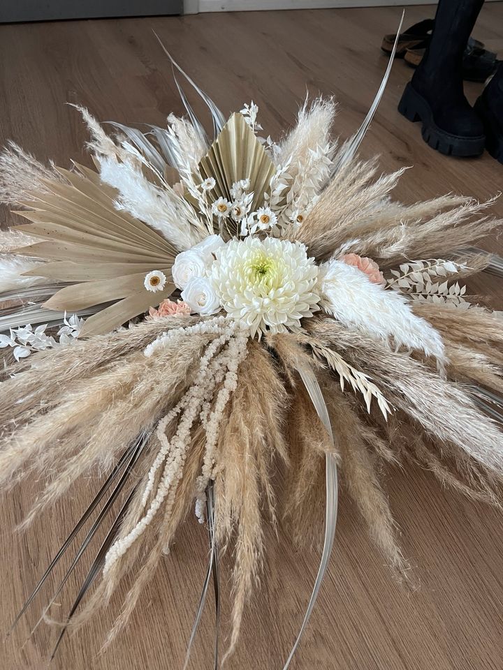 Blumengesteck Trockenblumengesteck Hochzeit Deko in Kiel