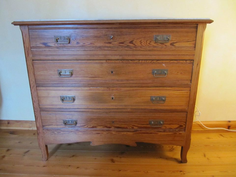 Antike Kommode Sideboard Jugendstil Marmorplatte um 1900 in Aachen