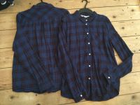 2x H&M Bluse Jacke kariert blau rot Karo Shirt Cardigan 170 Kreis Pinneberg - Hetlingen Vorschau