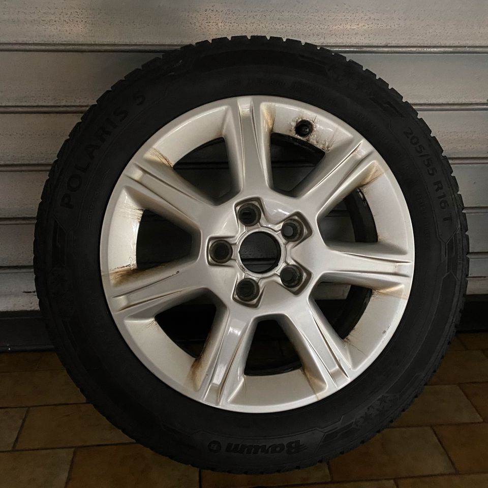 Orginale 16 Zoll Audi A3 Alufelgen 205/55R16 Winterreifen in Remscheid