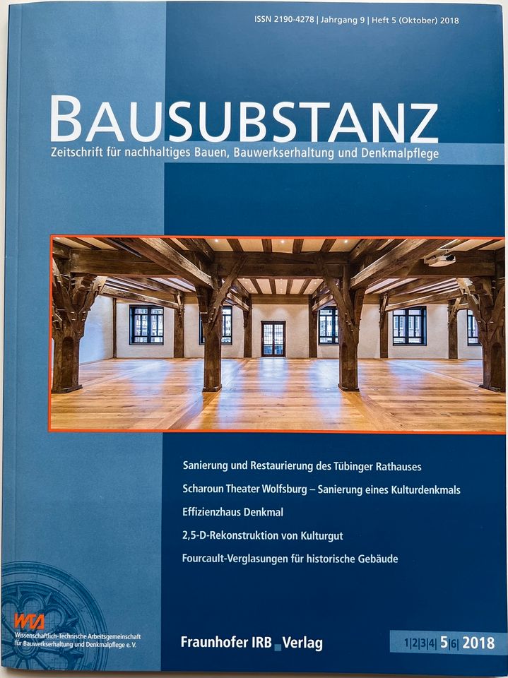 Fachzeitschrift BAUSUBSTANZ - Jahr 2018 - sechs Hefte in Hamburg
