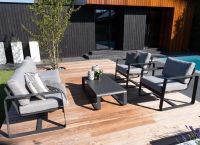 Sitzgruppe Aluminium Sitzgruppe Essgruppe Gartenlounge anthrazit Nordrhein-Westfalen - Bad Oeynhausen Vorschau