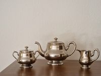 antikes 3-teiliges Tee-Set WMF Straußenmarke Bayern - Oberstdorf Vorschau