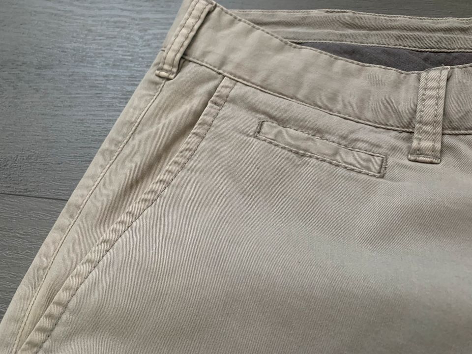 Marc O‘Polo Herren Chino Hose Gr 50 Shaped Fit Creme in Edewecht