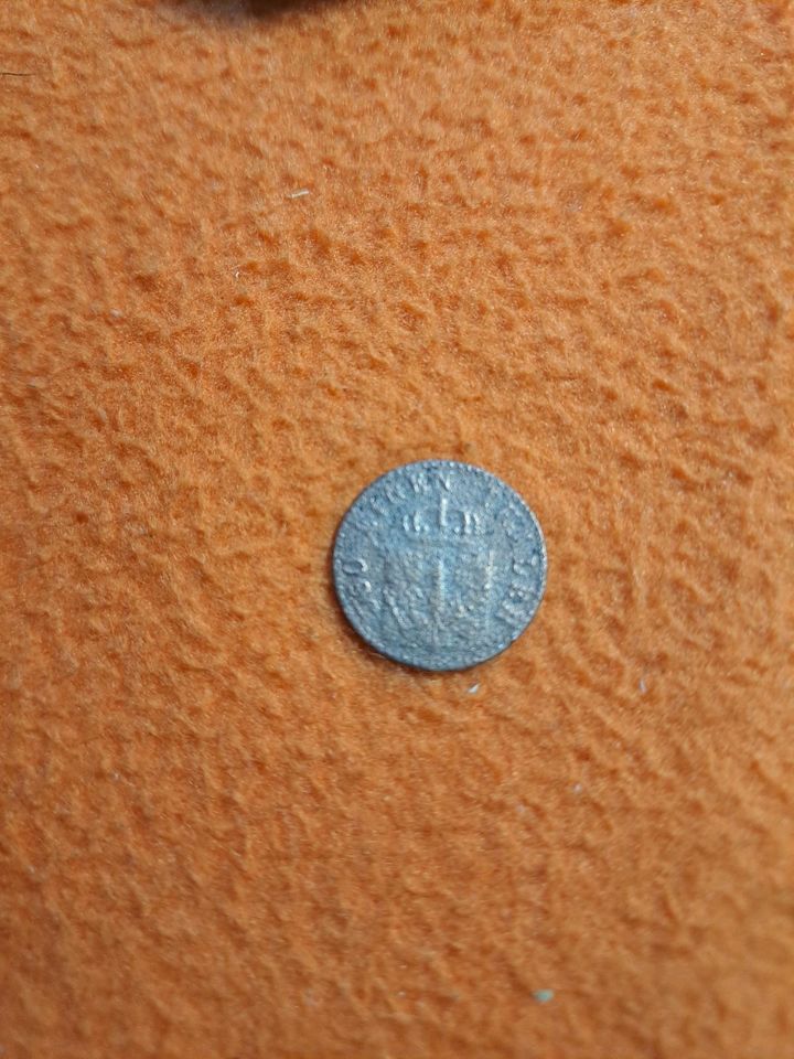 1 Pfennig, 1857 A, Kupfer Münze in Wiehe