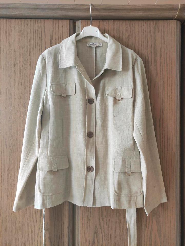 Blazer 44 Sommer Jacke Business Leinenoptik Qualität Neu in Melle