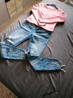 Strickjacke von Vila und Jeans von Zara Harburg - Hamburg Neugraben Vorschau