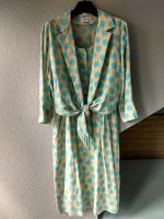 Sautter Kleid Seide sand türkis Punkte Gr.36 38 Vintage Nordrhein-Westfalen - Essen-Margarethenhöhe Vorschau