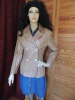 Lederjacke, Damen Blazer, Gr. 40, Echtleder, hellbraun, Kroko Opt Niedersachsen - Marklohe Vorschau