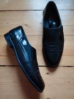 schwarze Lloyd Loafer Vintage Slipper Echtleder Leder schwarz Berlin - Pankow Vorschau
