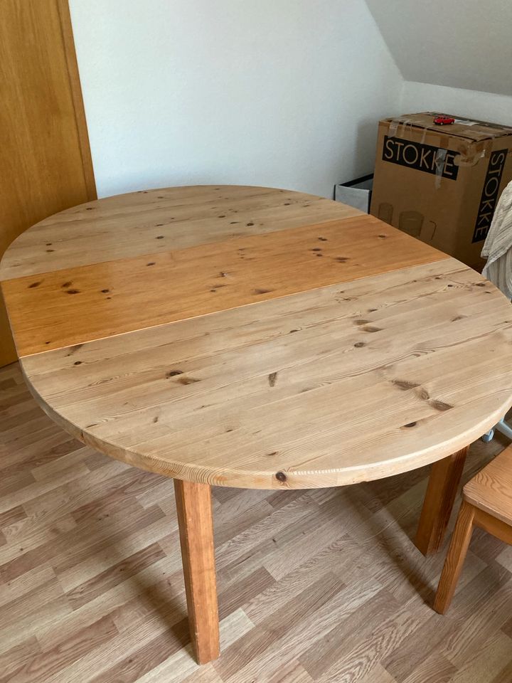 Massivholz Tisch rund oval Holz in Westerstede
