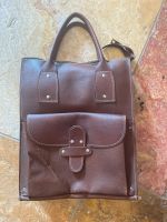 Echt Ledertasche Vintage Rindsleder Tasche Groß Braun Retro Shabb Sachsen-Anhalt - Salzwedel Vorschau