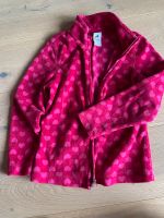 Fleece Jacke leicht Herz pink Gr. 128 Niedersachsen - Ilsede Vorschau