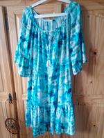 4 48 50 Italy Meeresfarben Batik Volantkleid Tunika Hannover - Döhren-Wülfel Vorschau