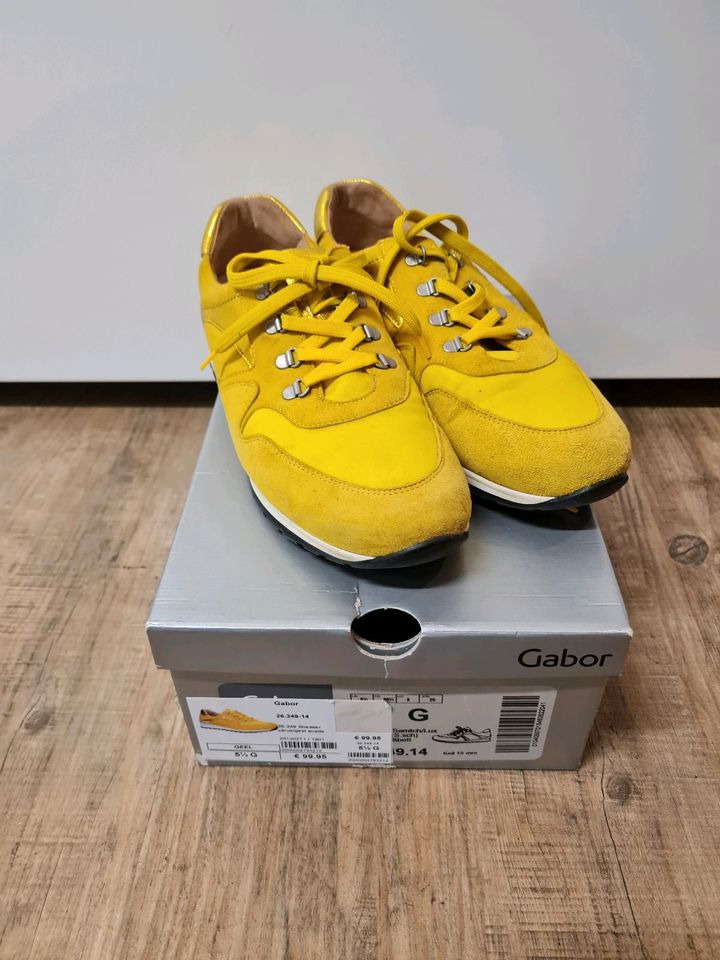 Gabor Sneakers Citrus Gelb Modisch Gr.5,5 38,5 in Westerstede