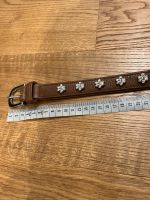 Hunter Halsband Strass Leder braun wie NEU 58cm Bayern - Starnberg Vorschau