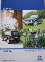 Prospekt Lada 4 x 4 Ausstattung und Preise Sachsen - Frohburg Vorschau