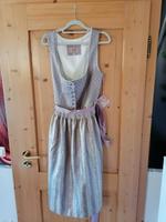 MOSER-Dirndl m. Schürze / Bluse - beige/hellflieder/weiß - Gr.44 Bayern - Geiselhöring Vorschau