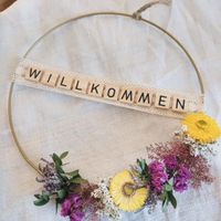 Türkranz Trockenblumenkranz flowerhoop Selfmade Handmade Niedersachsen - Bissendorf Vorschau