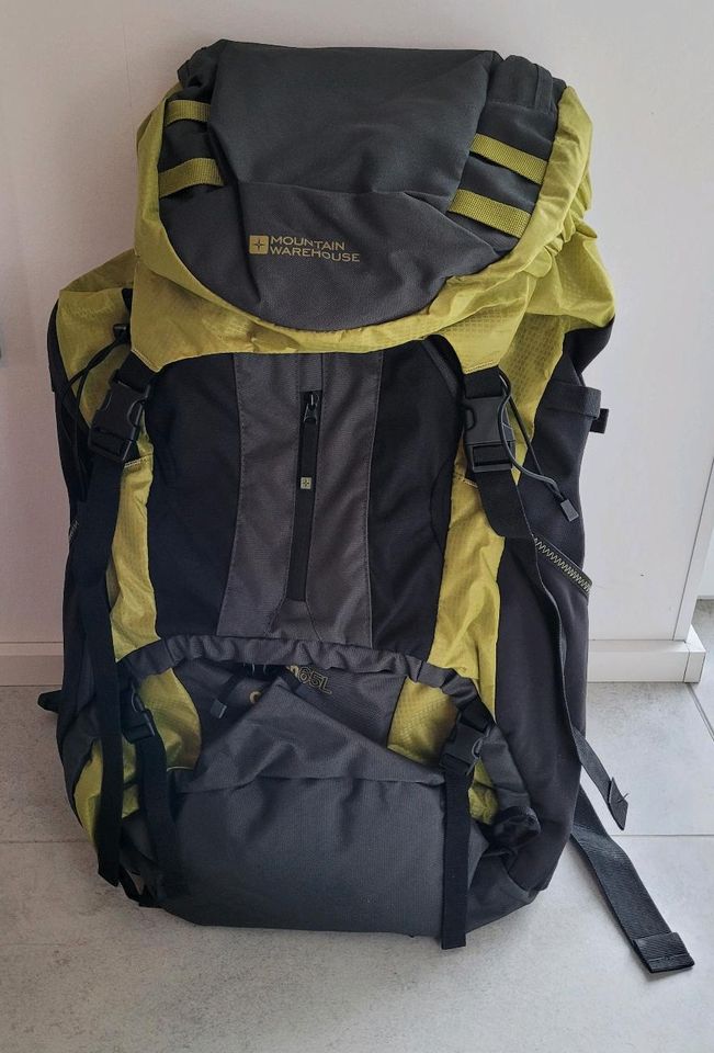 Rucksack 65l (Backpack, Trekking) Grün, Grau in Irrel