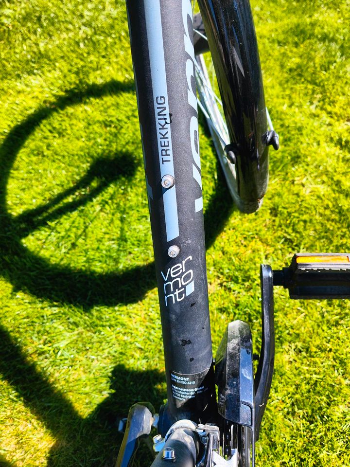 Vermont Kinara schwarz (52cm) Tracking Fahrrad. Sehr gut. in Stutensee