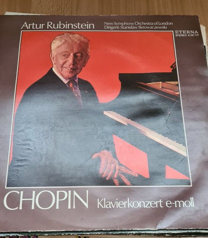 2 Schallplatten Chopin Klavierkonzert e-moll Nocturnes 2 in Chemnitz