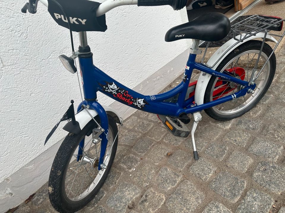 Kinderrad Puky Alu Fahrrad Käptn Sharky 16 Zoll in Riedering