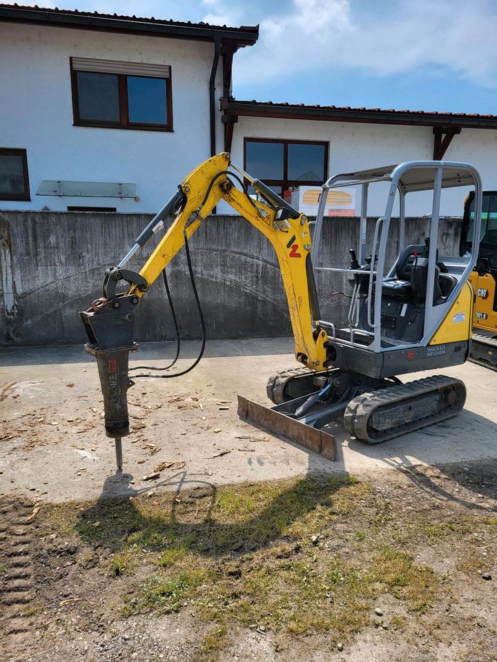 Minibagger mit Abbruchhammer zu vermieten  - mieten in Gottenheim